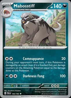 Mabosstiff — Paldea Evolved — Uncommon