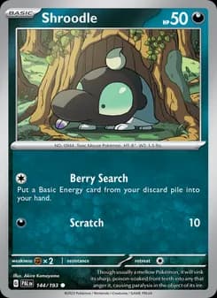 Shroodle — Paldea Evolved — Common