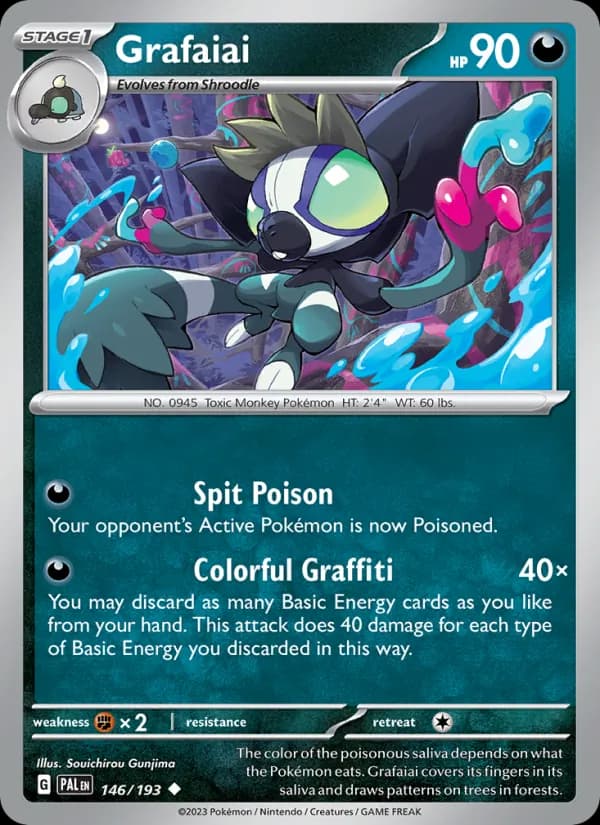 Grafaiai — Paldea Evolved, Uncommon