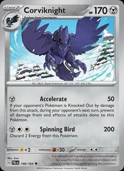 Corviknight — Paldea Evolved — Uncommon