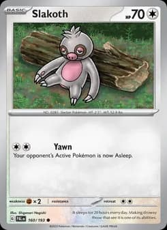 Slakoth — Paldea Evolved — Common