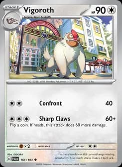 Vigoroth — Paldea Evolved — Uncommon