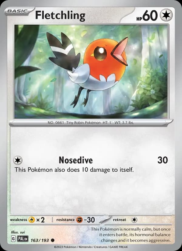 Fletchling — Paldea Evolved, Common