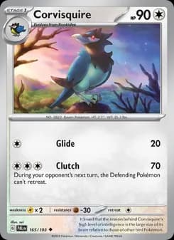 Corvisquire — Paldea Evolved — Uncommon