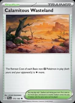 Calamitous Wasteland — Paldea Evolved — Uncommon
