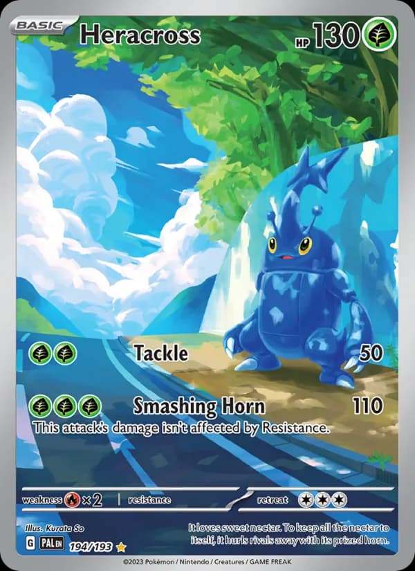 Heracross — Paldea Evolved, Illustration rare
