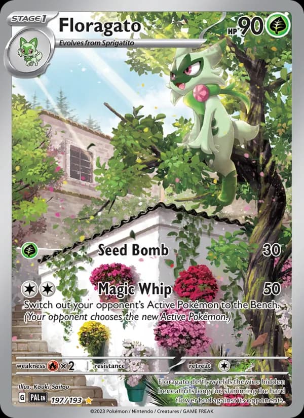 Floragato — Paldea Evolved, Illustration rare