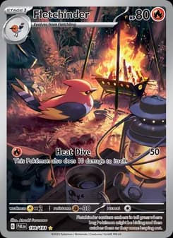 Fletchinder — Paldea Evolved — Illustration rare