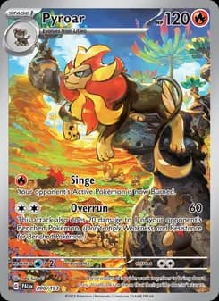 Pyroar — Paldea Evolved — Illustration rare