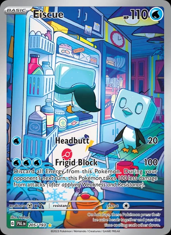 Eiscue — Paldea Evolved, Illustration rare