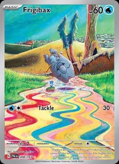 Frigibax — Paldea Evolved — Illustration rare