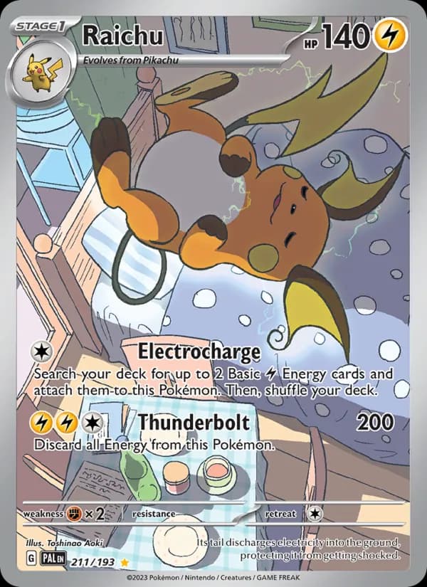 Raichu — Paldea Evolved, Illustration rare