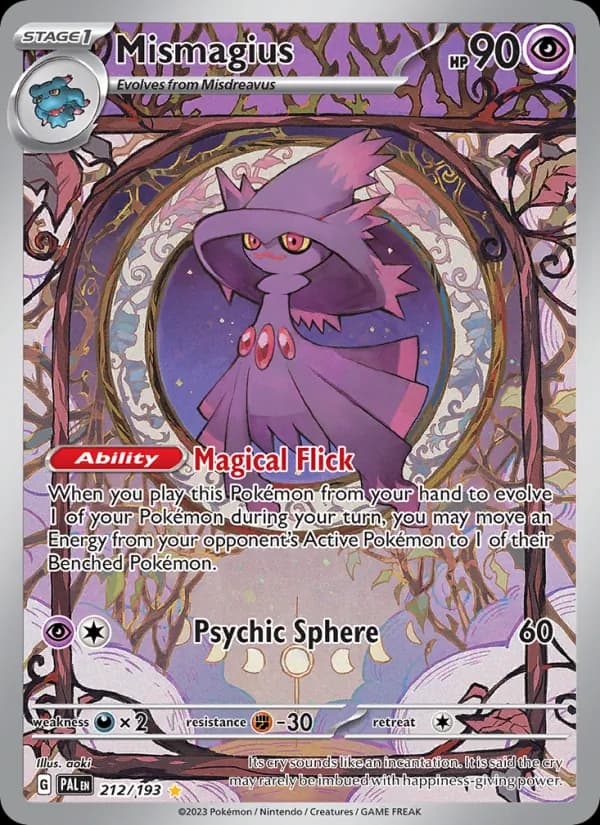 Mismagius — Paldea Evolved, Illustration rare