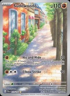 Sudowoodo — Paldea Evolved — Illustration rare
