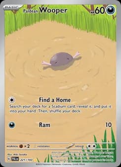 Paldean Wooper — Paldea Evolved — Illustration rare