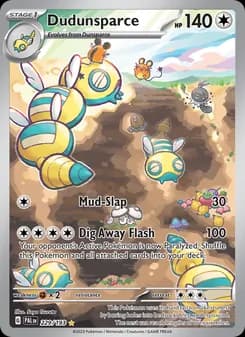 Dudunsparce — Paldea Evolved — Illustration rare