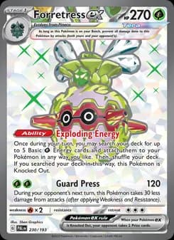 Forretress ex — Paldea Evolved — Ultra Rare