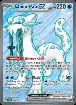 Chien-Pao ex — Paldea Evolved — Ultra Rare