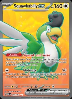 Squawkabilly ex — Paldea Evolved — Ultra Rare