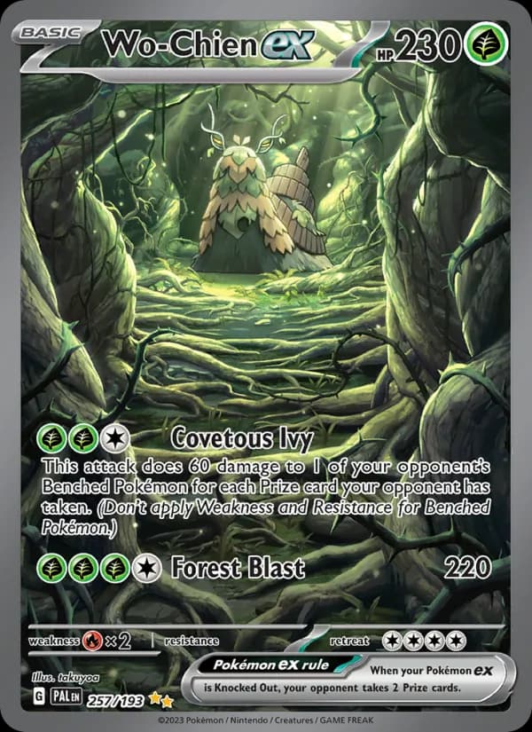 Wo-Chien ex — Paldea Evolved, Special illustration rare