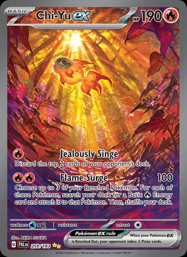 Chi-Yu ex — Paldea Evolved, Special illustration rare