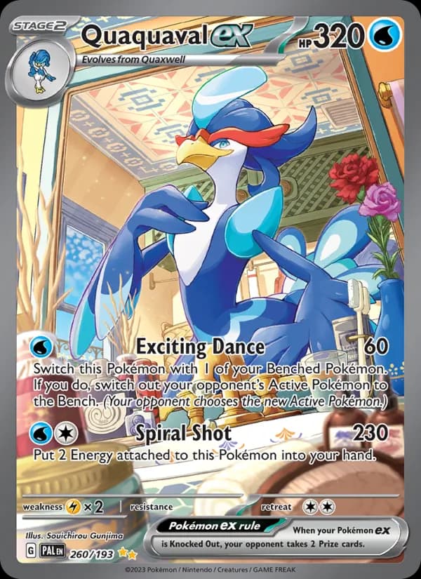 Quaquaval ex — Paldea Evolved, Special illustration rare