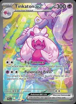 Tinkaton ex — Paldea Evolved — Special illustration rare