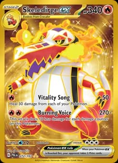 Skeledirge ex — Paldea Evolved — Hyper rare