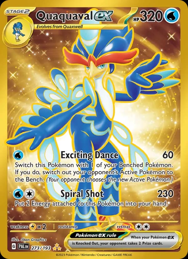 Quaquaval ex — Paldea Evolved, Hyper rare
