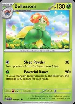 Bellossom — Obsidian Flames — Uncommon