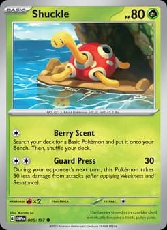 Shuckle — Obsidian Flames — Common