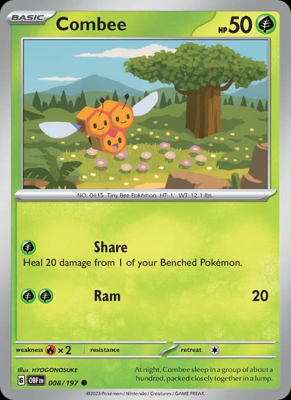 Combee — Obsidian Flames, Common