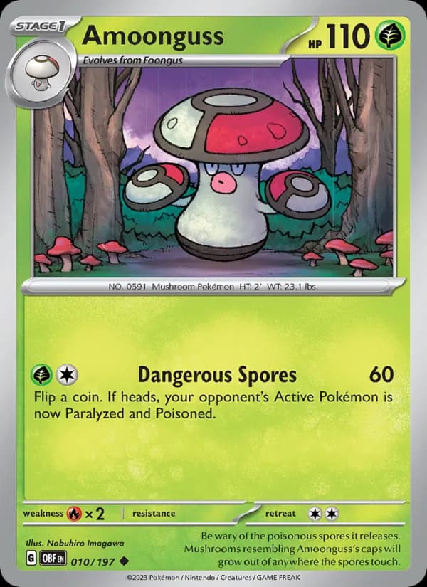 Amoonguss — Obsidian Flames, Uncommon