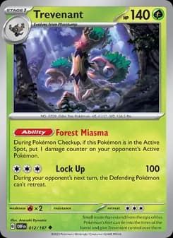 Trevenant — Obsidian Flames — Uncommon