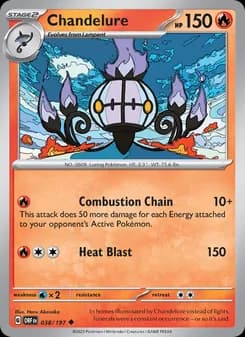 Chandelure — Obsidian Flames — Uncommon