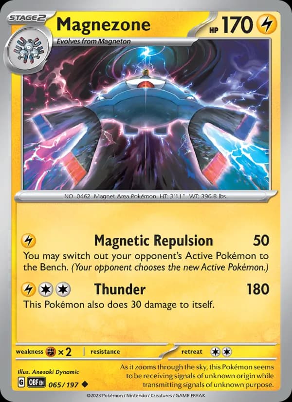 Magnezone — Obsidian Flames, Uncommon