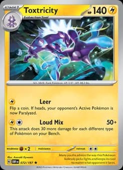 Toxtricity — Obsidian Flames — Rare