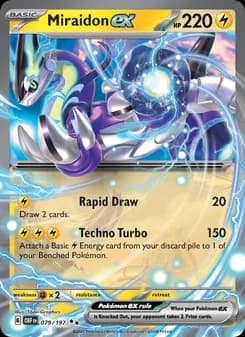 Miraidon ex — Obsidian Flames — Double rare