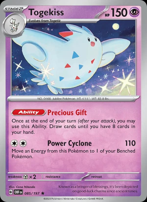 Togekiss — Obsidian Flames, Rare