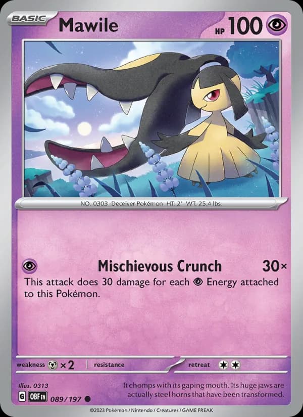 Mawile — Obsidian Flames, Common
