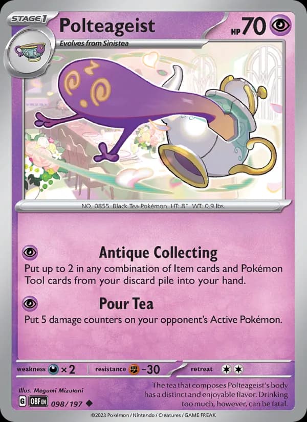 Polteageist — Obsidian Flames, Uncommon