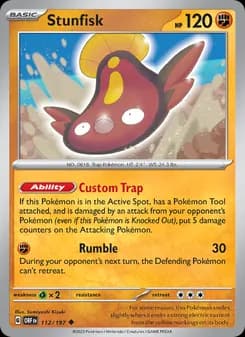 Stunfisk — Obsidian Flames — Uncommon