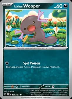 Paldean Wooper — Obsidian Flames — Common