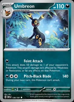 Umbreon — Obsidian Flames — Uncommon