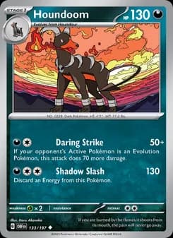 Houndoom — Obsidian Flames — Uncommon