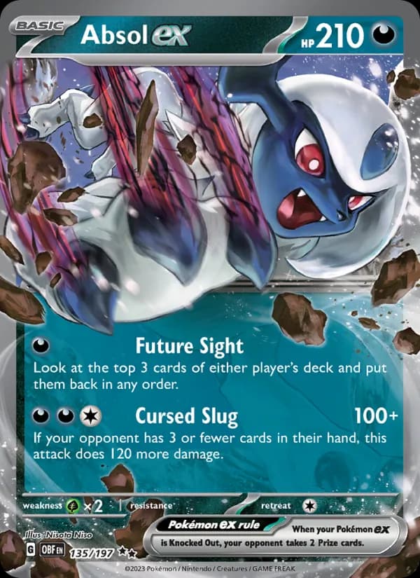 Absol ex — Obsidian Flames, Double rare