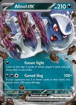 Absol ex — Obsidian Flames — Double rare