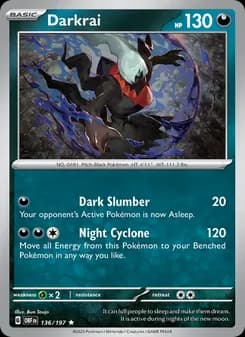 Darkrai — Obsidian Flames — Rare