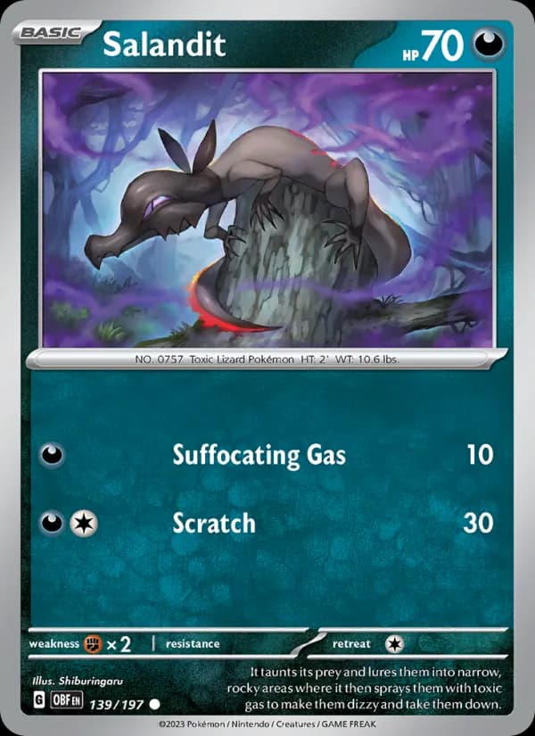 Salandit — Obsidian Flames, Common