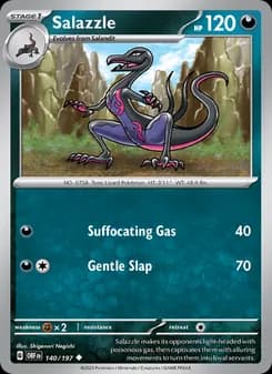 Salazzle — Obsidian Flames — Uncommon